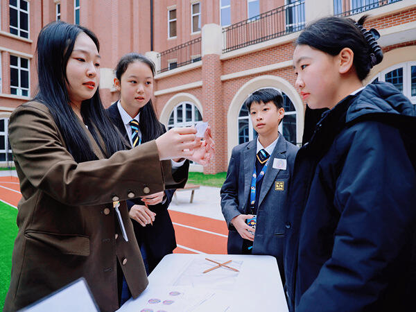 在校100天庆典,南通惠立学校